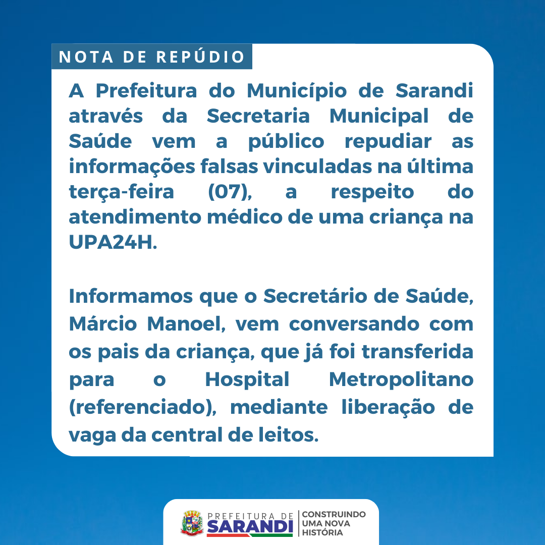 Nota de Repúdio